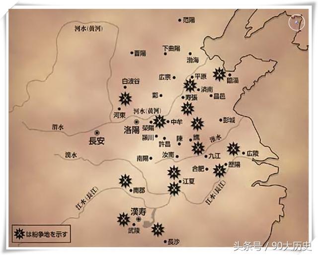 三国地图全图超大图，三国时期地图高清版详细州郡大图（三国时期行政区划地图）