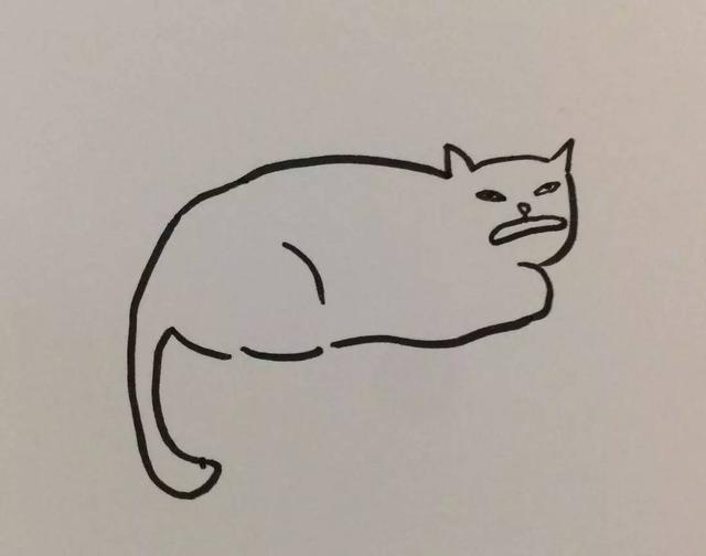 老师你这猫画得太诡异不现实！负分滚出