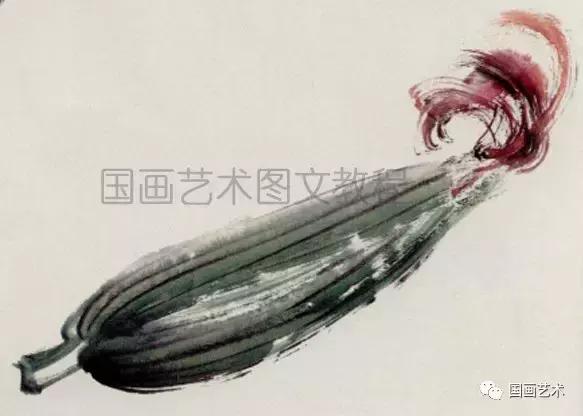 最简单的写意猪肉画法教程，看上香猪肉