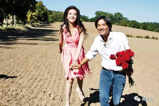 我从刘诗诗陈妍希的婚纱照中总结了8类创意婚纱照pose，刘诗诗秀禾服婚纱照