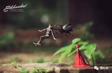 我从刘诗诗陈妍希的婚纱照中总结了8类创意婚纱照pose，刘诗诗秀禾服婚纱照