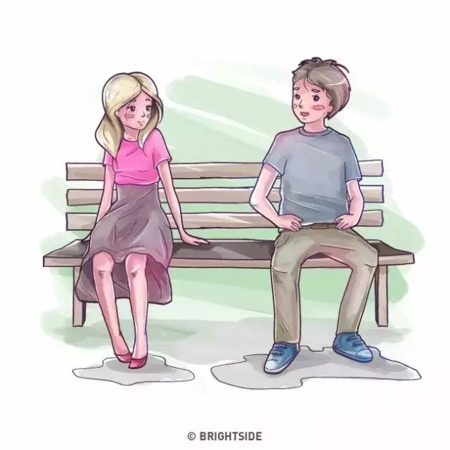 男生是否喜欢某个女生，肢体语言却往往不会说谎