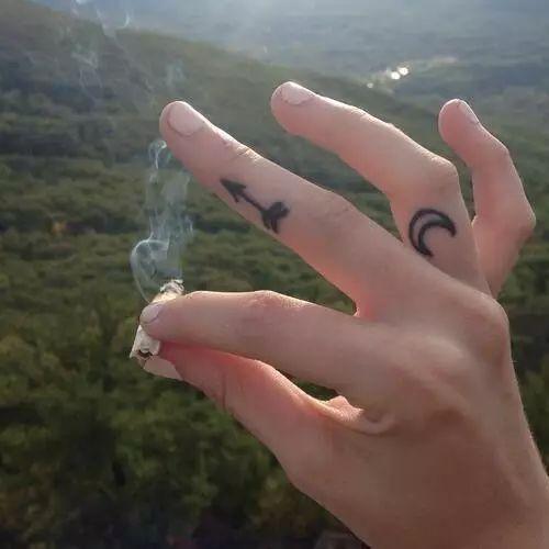 手指纹身小图案，手指纹身哪些好看（一出手就知道有没有）