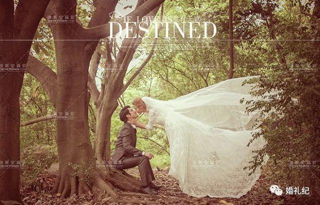 我从刘诗诗陈妍希的婚纱照中总结了8类创意婚纱照pose，刘诗诗秀禾服婚纱照