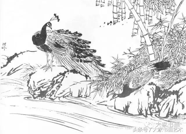 花鸟画作品欣赏，立体横幅小写意花鸟画100幅（精品花鸟画30幅，欣赏）