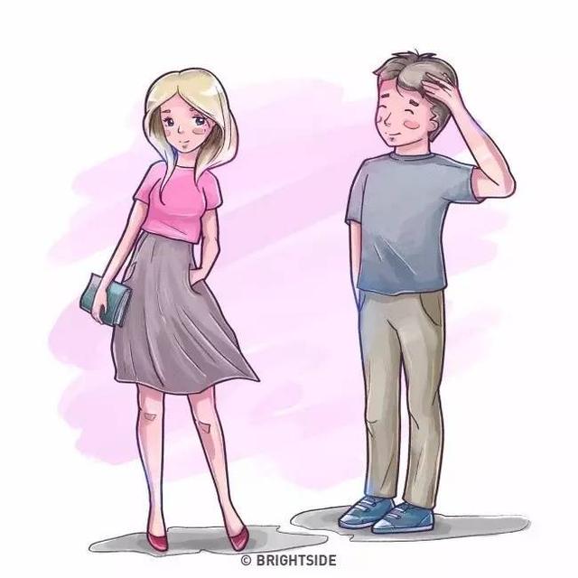 男生是否喜欢某个女生，肢体语言却往往不会说谎