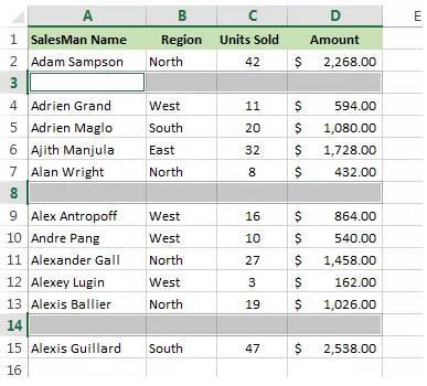 excel大量空行怎么删除，删除空行的方法都在这了