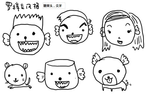 简笔画一家三口，一家三口简笔画画法大全（一家三口或一家四口头像2）