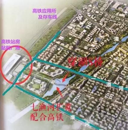 阜阳高铁西站位置，阜阳高铁西站实际圈在这