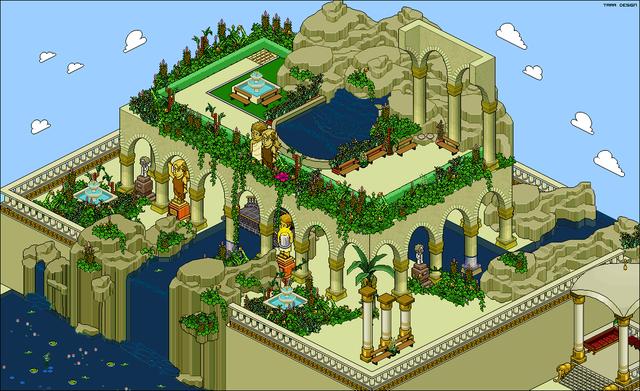 空中花园巴比伦，巴比伦的空中花园由来