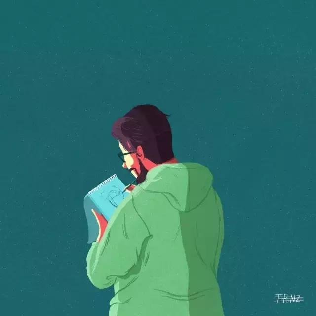 21张背影插画21个小秘密，看完陷入沉思