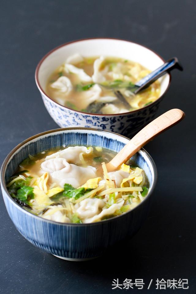 无锡三鲜小馄饨，舌尖上的小清新