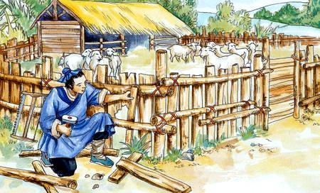 大灰狼和七只小羊的故事，七只小羊和大灰狼故事（大灰狼和七只小羊）