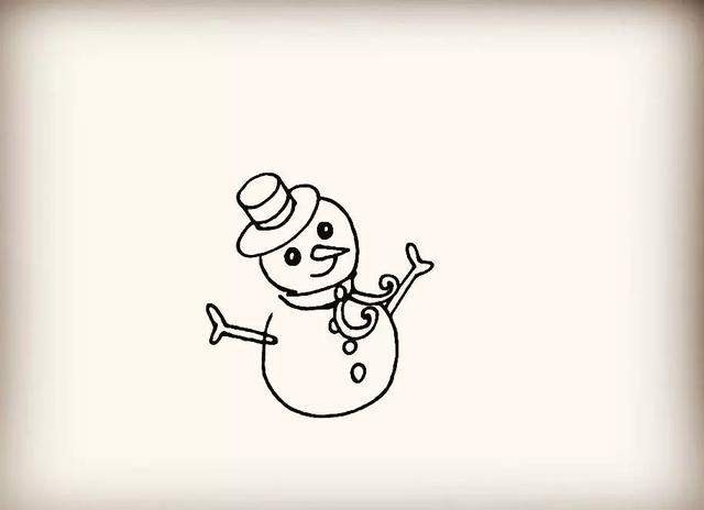 冬天的雪人怎么画，冬天简笔画雪人（小朋友喜欢的画画）