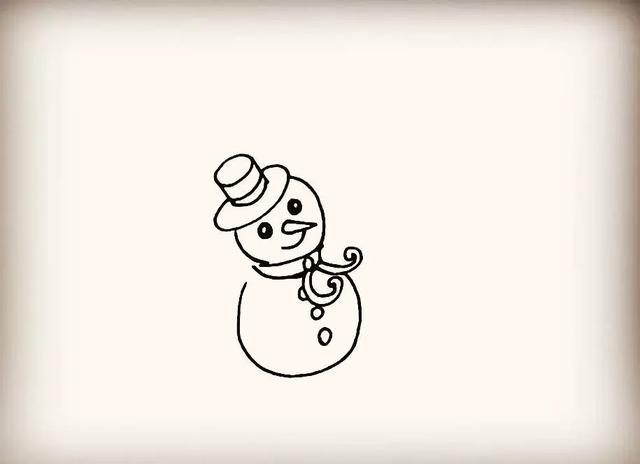冬天的雪人怎么画，冬天简笔画雪人（小朋友喜欢的画画）
