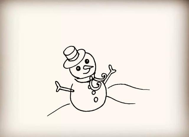 冬天的雪人怎么画，冬天简笔画雪人（小朋友喜欢的画画）