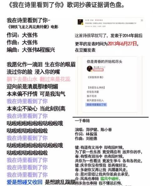 大张伟再陷抄袭风波，大张伟再陷抄袭风波
