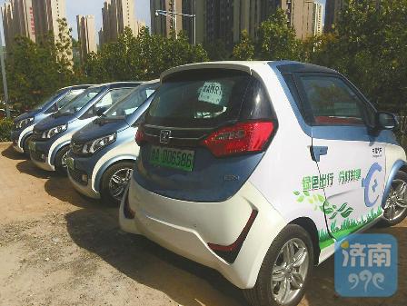 厦门市共享汽车用后放在什么位置，竟有市民开着它去了淄博周村