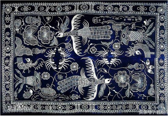 传统蜡染作品背后的意义，感受中国传承几千年的艺术瑰宝