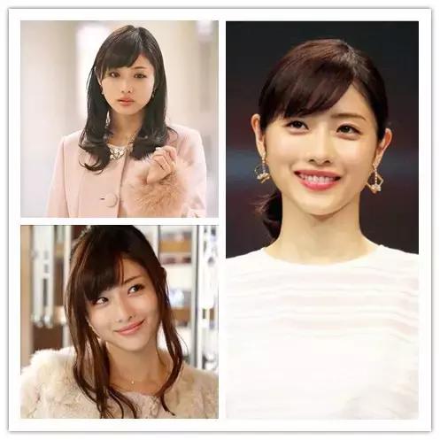 石原里美短发刘海，2022日本女生心中的10大“最美女星”