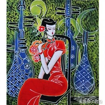 传统蜡染作品背后的意义，感受中国传承几千年的艺术瑰宝