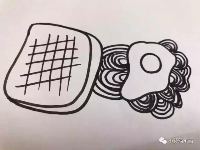 一块简单牛排怎么画，教你画一盘美滋滋的牛排