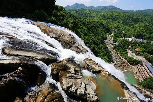 梅州旅游景点龙归寨瀑布，梅州人说走就走的旅行