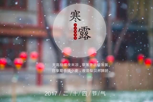 寒露清秋，心怀暖阳