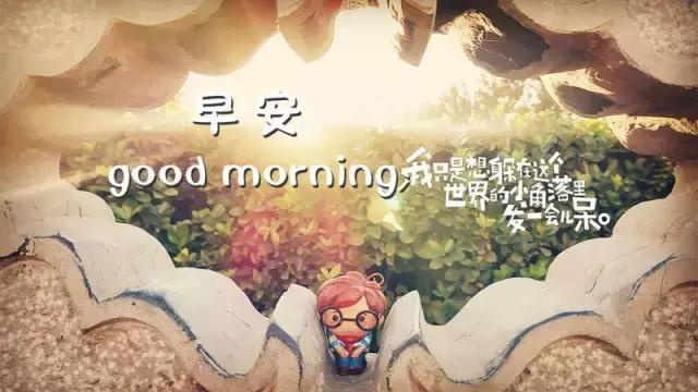 早安图片大全171010：可以孤单，但不许孤独