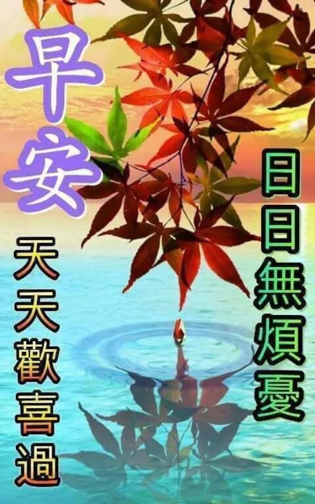 带文字的早安祝福图片，早安图片祝福