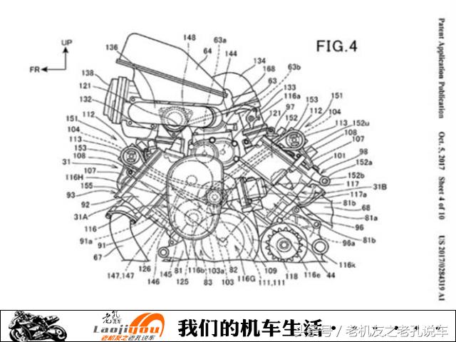 本田弯梁摩托车，本田最新涡轮增压摩托设计图流出（本田最经典弯梁摩托车）