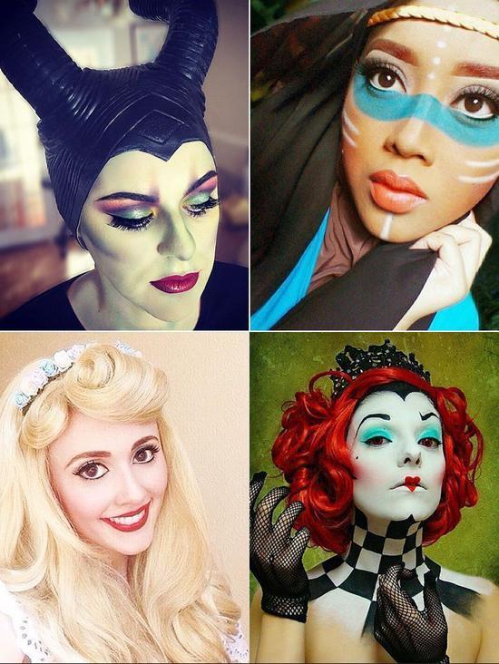 万圣节创意妆，万圣节妆容创意集合