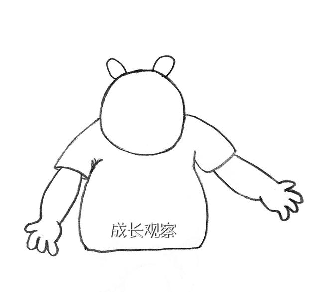 亲子简笔画教你熊出没里的光头强，熊出没之熊大简笔画来了