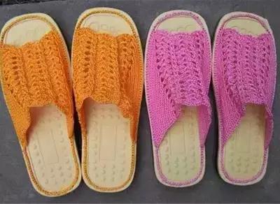 钩针毛线拖鞋编织教程图解，编织达人教大家编织手工棉鞋附简单图解