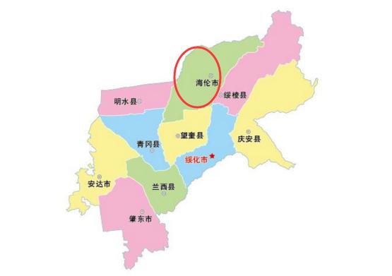 黑龙江各区县人口排名，黑龙江一县级市