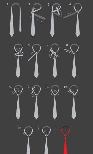男人高级领带系法，高级领带的系法