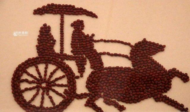 简单的五谷画有哪些，这位聊城人用五谷作画