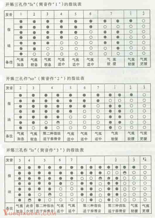葫芦丝零基础入门指法，九孔葫芦丝示意图和指法