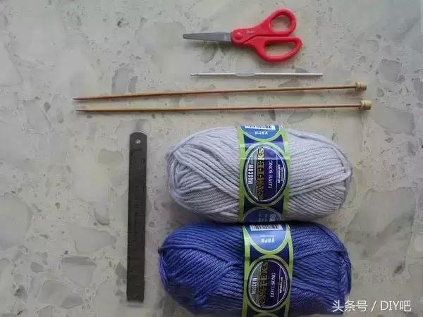 手工编织毛线拖鞋简单款式，简单实用的大人小孩毛线拖鞋针织方法图解