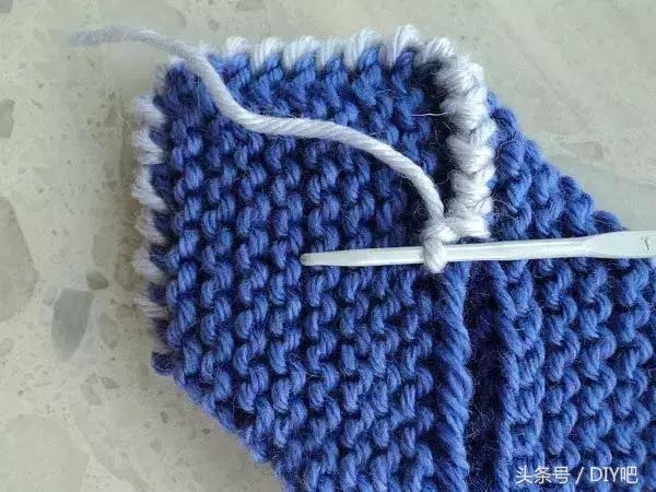 手工编织毛线拖鞋简单款式，简单实用的大人小孩毛线拖鞋针织方法图解