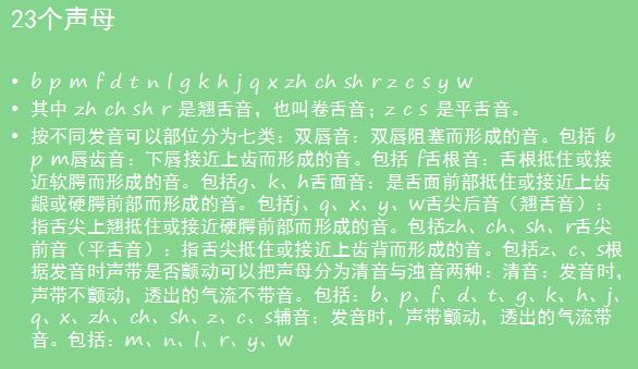 汉语拼音的正确读法及，小学汉语拼音的拼读及书写规则