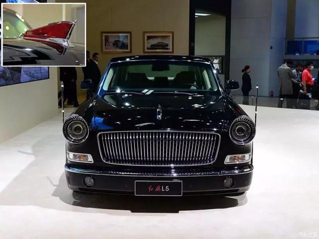 最新款的红旗车，这台大红旗气场不输宾利