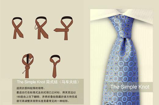 领带打法图解最简单，最常用最简单领带打法