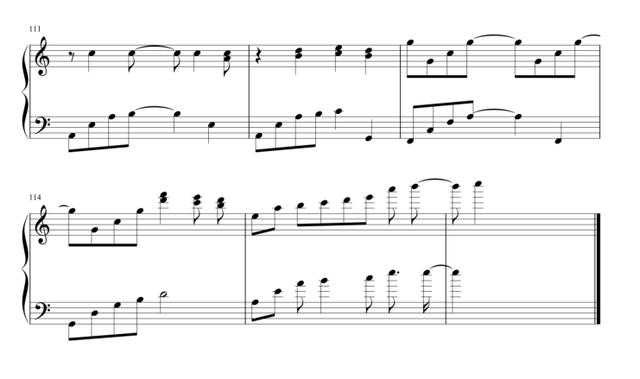 钢琴简谱流行歌曲，十大最好听的钢琴曲谱简谱（成人钢琴简谱自学《踏山河》左右双手简谱）