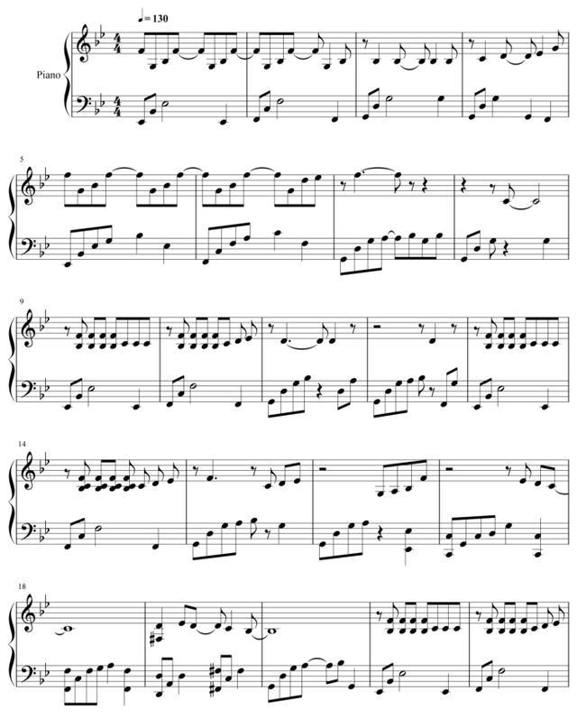 钢琴简谱流行歌曲，十大最好听的钢琴曲谱简谱（成人钢琴简谱自学《踏山河》左右双手简谱）