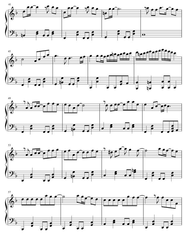 钢琴简谱流行歌曲，十大最好听的钢琴曲谱简谱（成人钢琴简谱自学《踏山河》左右双手简谱）