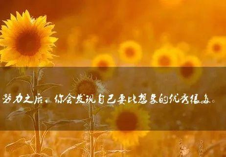 早安心语正能量180122：多留一点汗，少留一滴泪