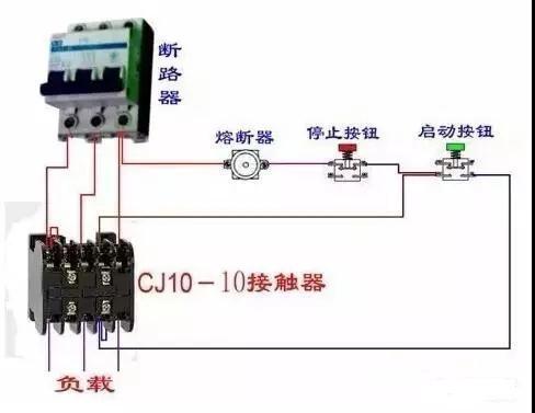 急停按钮开关串联接线图解，4张经典的急停开关接线图