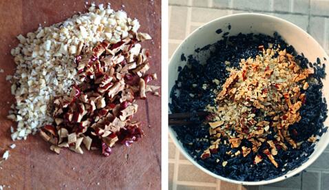 乌米饭怎么做的，看着别人家吃着美味的乌米饭（自制乌米饭制作过程）