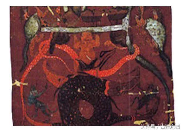 马王堆一号墓帛画历史，辛追墓T形帛画穿越2000年带你